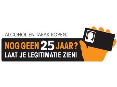 Leeftijdsontrole tot 25 jaar voor kopen bier